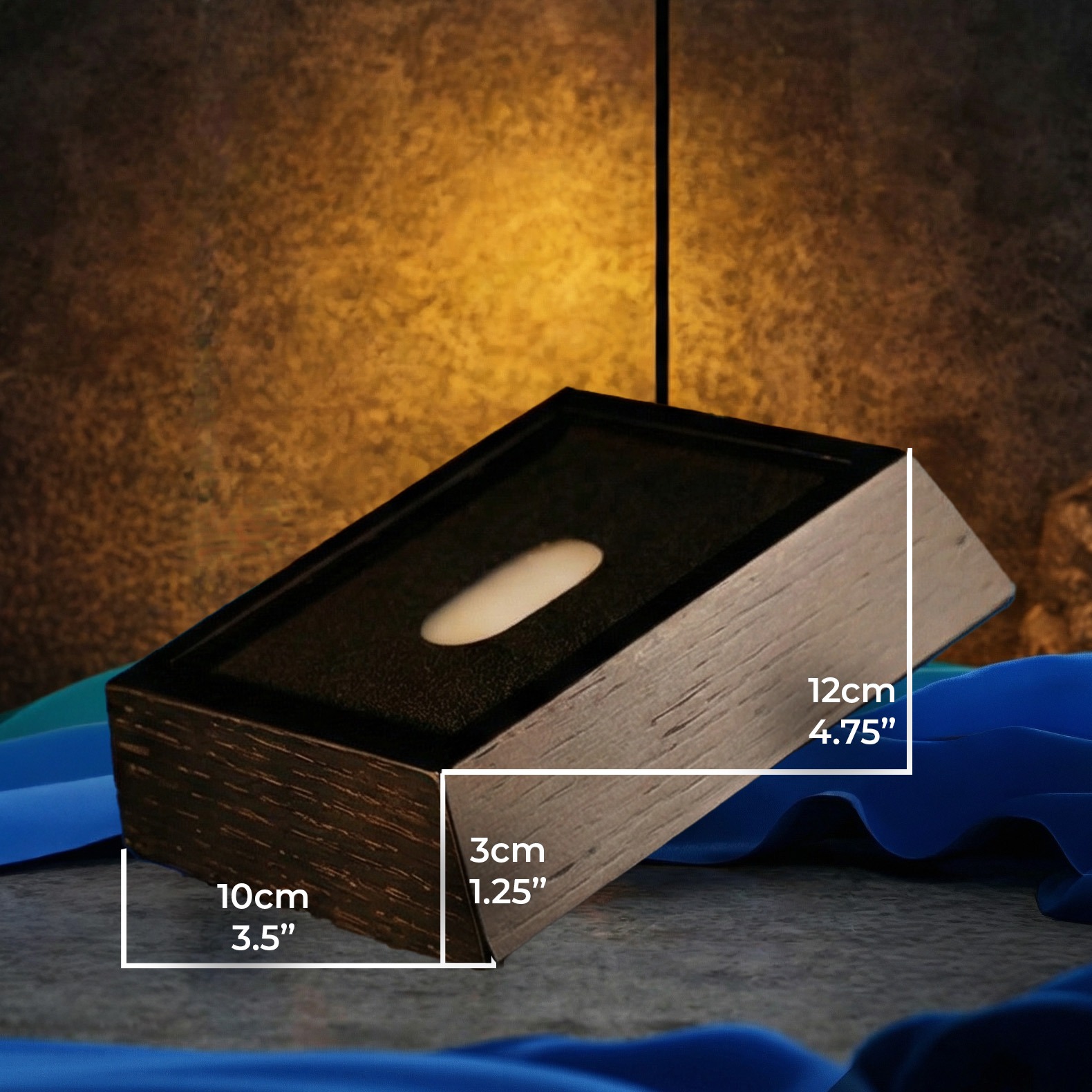 Mini Wooden Base with USB Cable